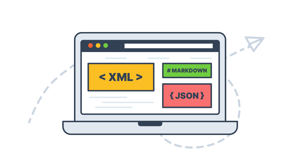 Hasznos webtech: JSON, XML, YAML, Markdown tanfolyam borítóképe